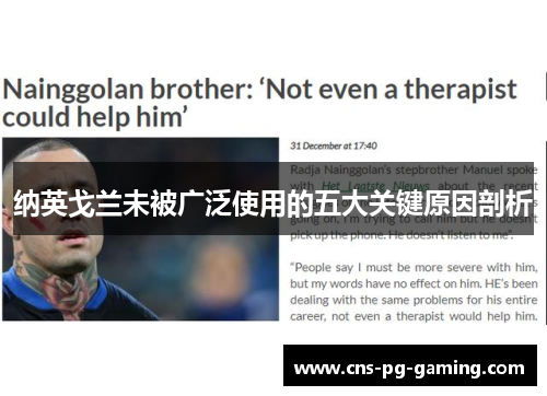 纳英戈兰未被广泛使用的五大关键原因剖析 纳英戈兰未被广泛使用的五大关键原因剖析